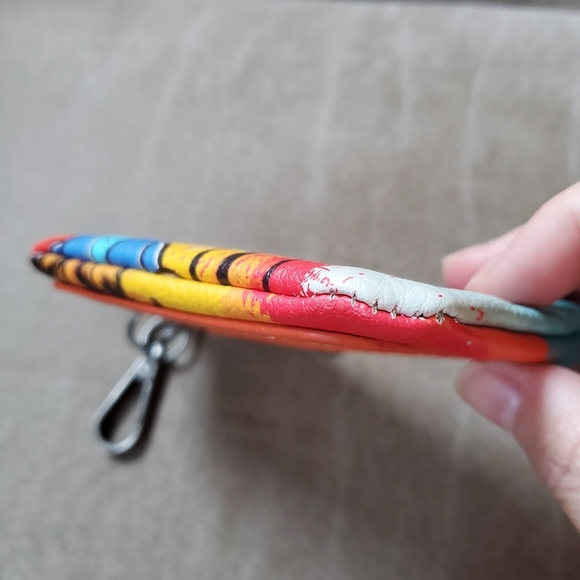 Rare NWOT Loungefly Disney Lilo & Stitch Tropical Key Ring ID Wallet - Picture 5 of 6